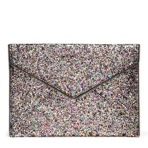 Rebecca Minkoff Glitter Leo Clutch